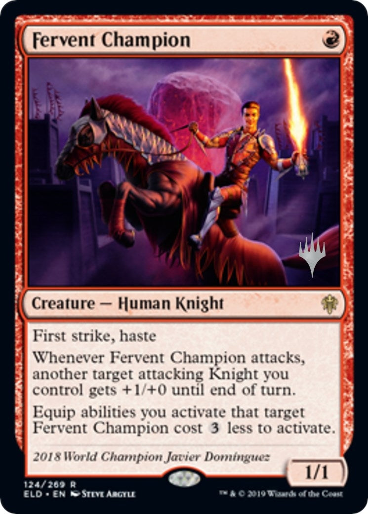 Image for Fervent Champion (124) (PPELD) - Magic: The Gathering
