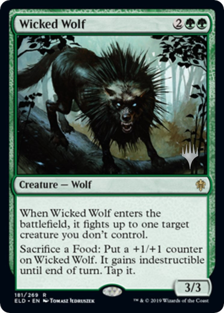Image for Wicked Wolf (181) (PPELD) - Magic: The Gathering