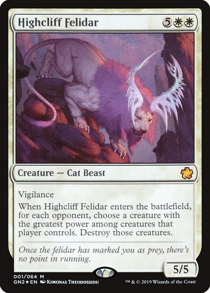 Image for Highcliff Felidar (1) (GN2) - Magic: The Gathering