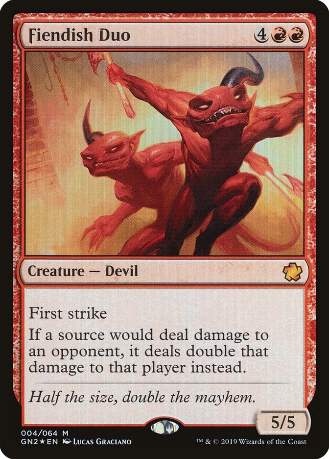 Image for Fiendish Duo (4) (GN2) - Magic: The Gathering