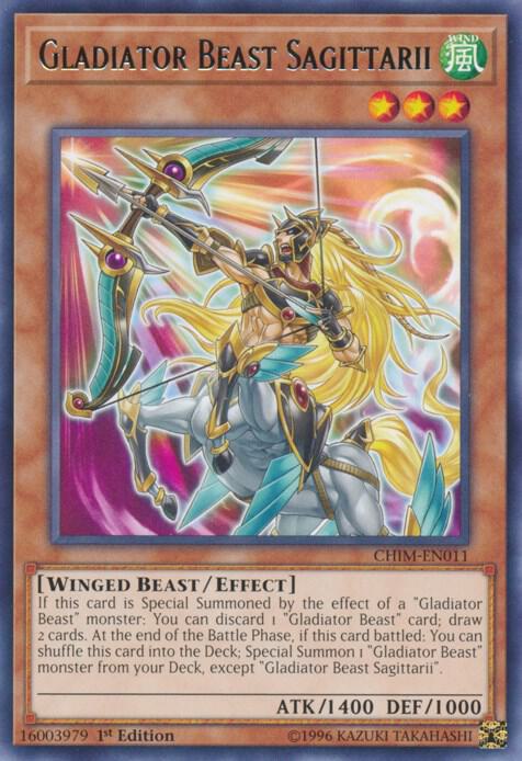 Gladiator Beast Sagittarii (CHIM-EN011) (CHIM)
