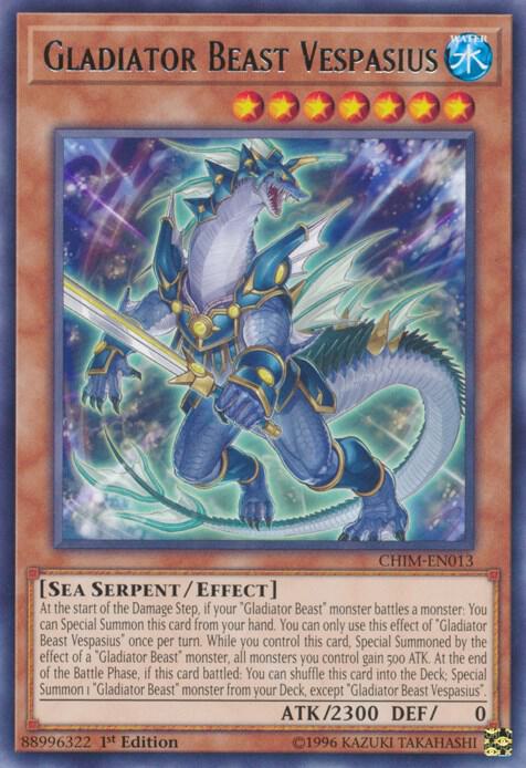 Gladiator Beast Vespasius (CHIM-EN013) (CHIM)