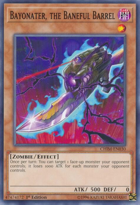 Bayonater, the Baneful Barrel (CHIM-EN030) (CHIM)