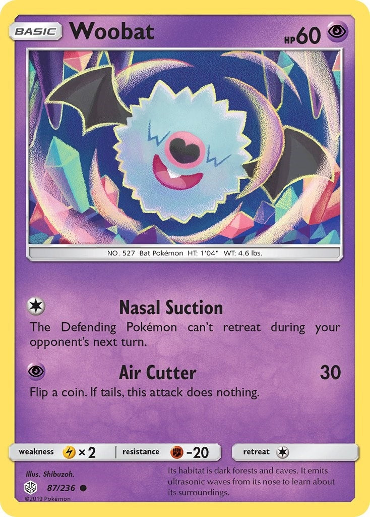 Woobat (87/236) (SM12)