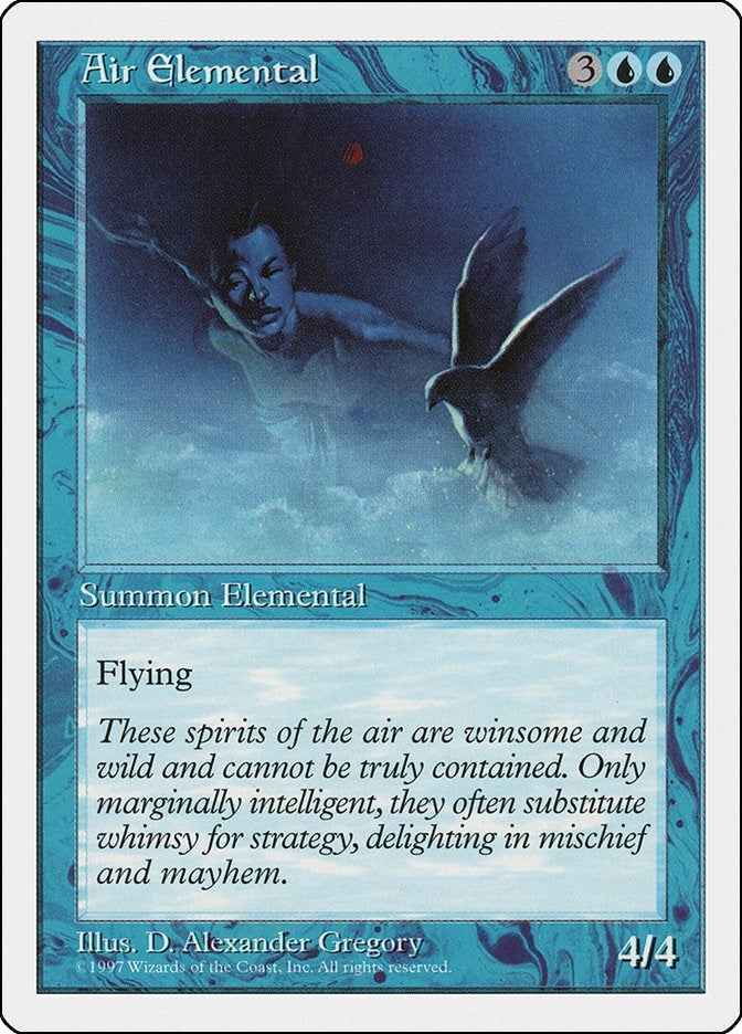 Image for Air Elemental (5ED) - Magic: The Gathering