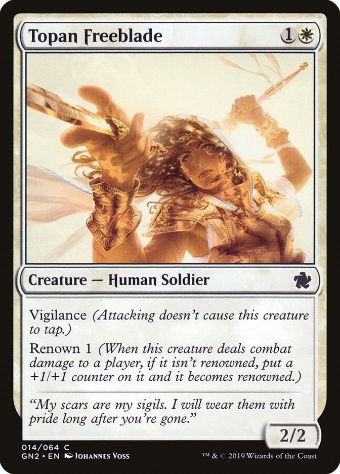 Image for Topan Freeblade (14) (GN2) - Magic: The Gathering