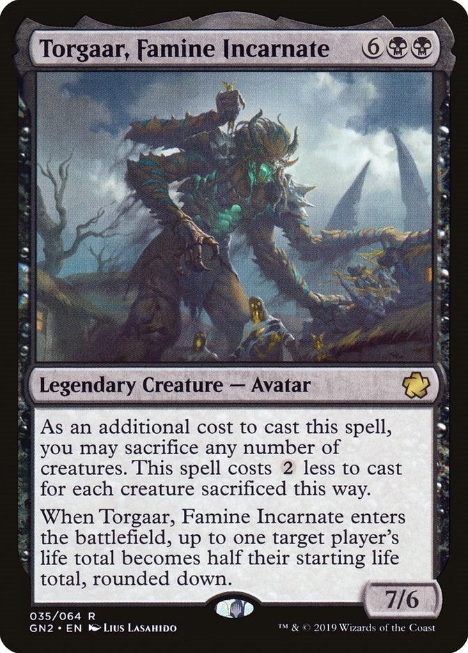 Image for Torgaar, Famine Incarnate (35) (GN2) - Magic: The Gathering