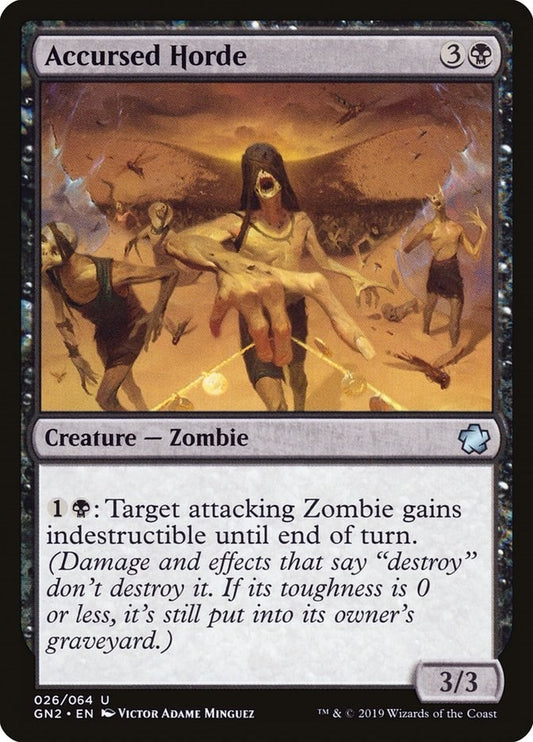 Image for Accursed Horde (26) (GN2) - Magic: The Gathering