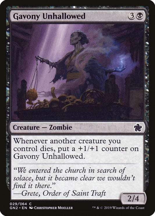 Image for Gavony Unhallowed (29) (GN2) - Magic: The Gathering