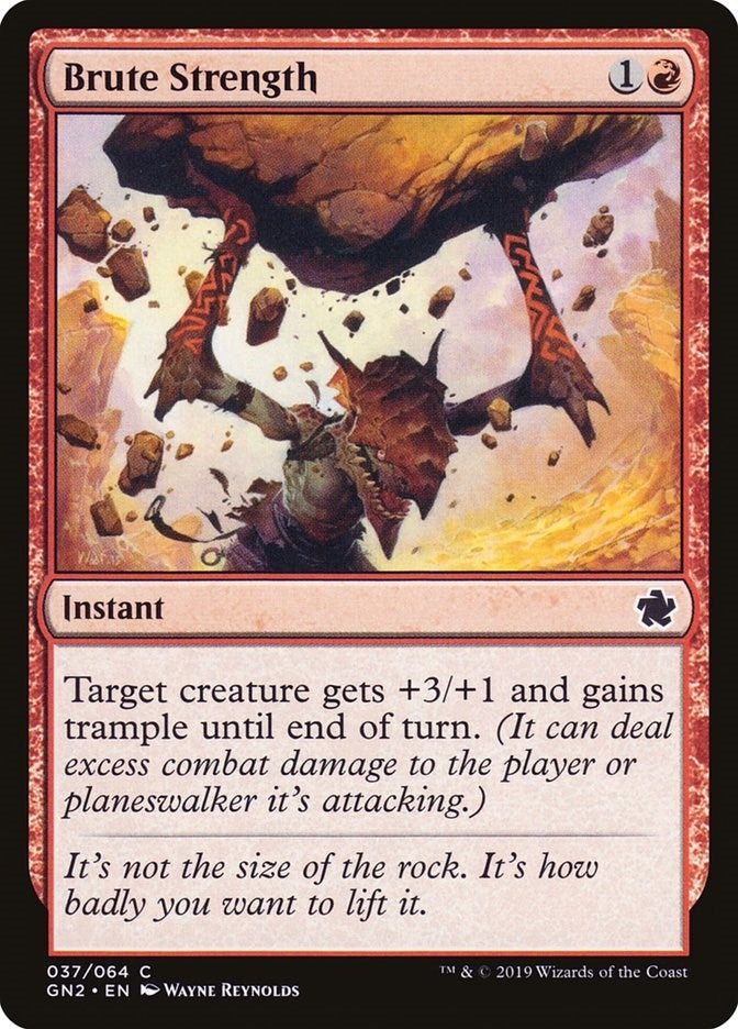 Image for Brute Strength (37) (GN2) - Magic: The Gathering