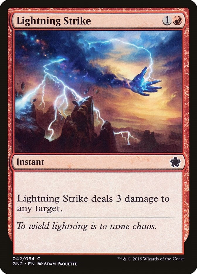 Image for Lightning Strike (42) (GN2) - Magic: The Gathering