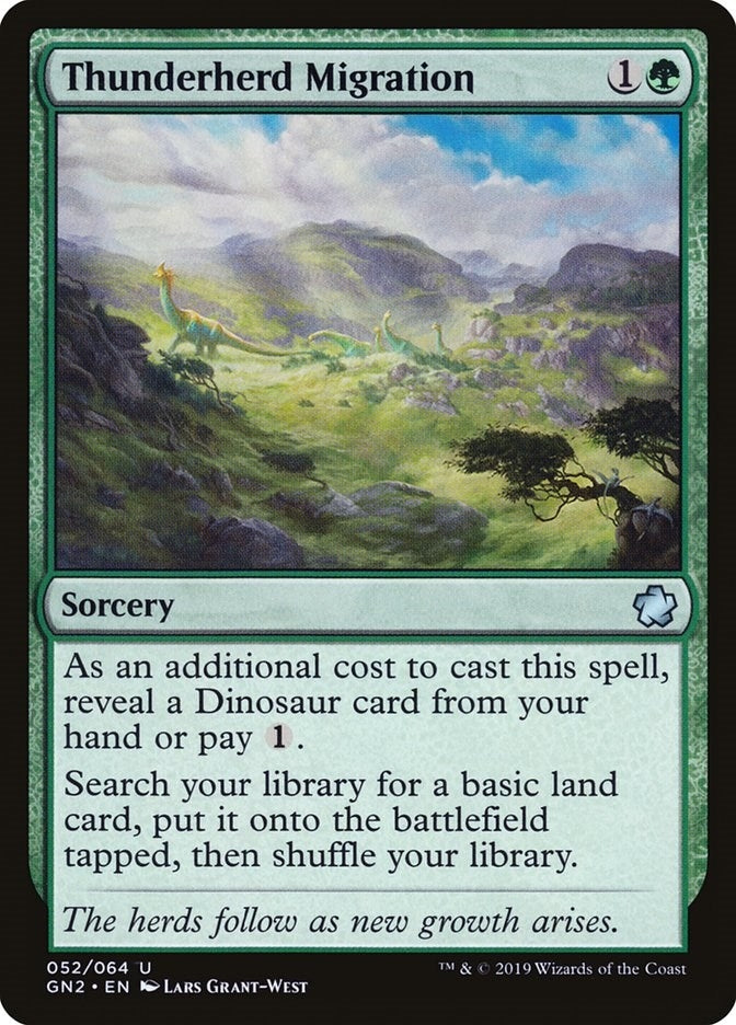 Image for Thunderherd Migration (52) (GN2) - Magic: The Gathering