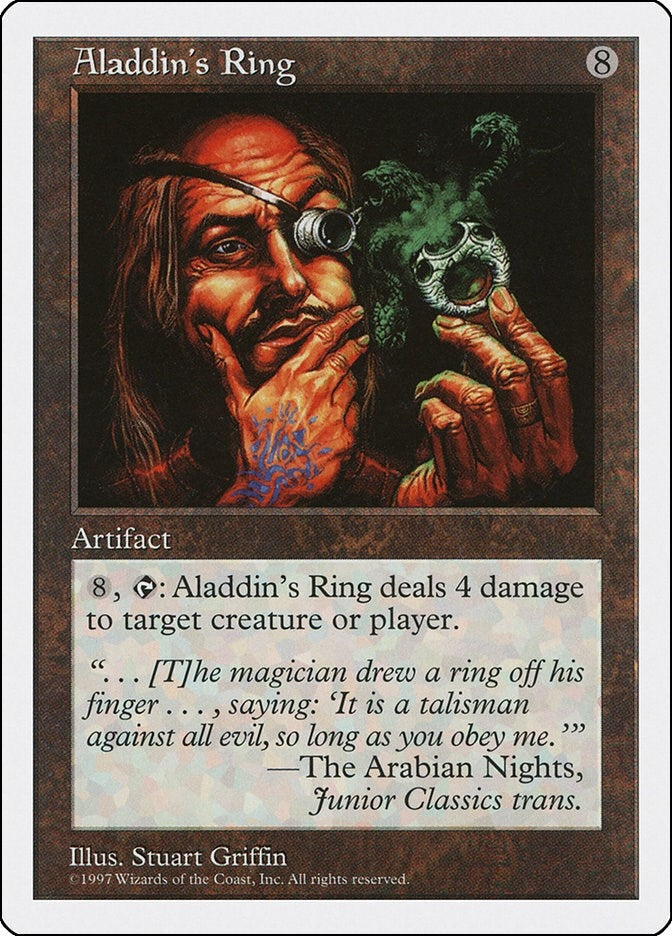 Image for Aladdin's Ring (5ED) - Magic: The Gathering