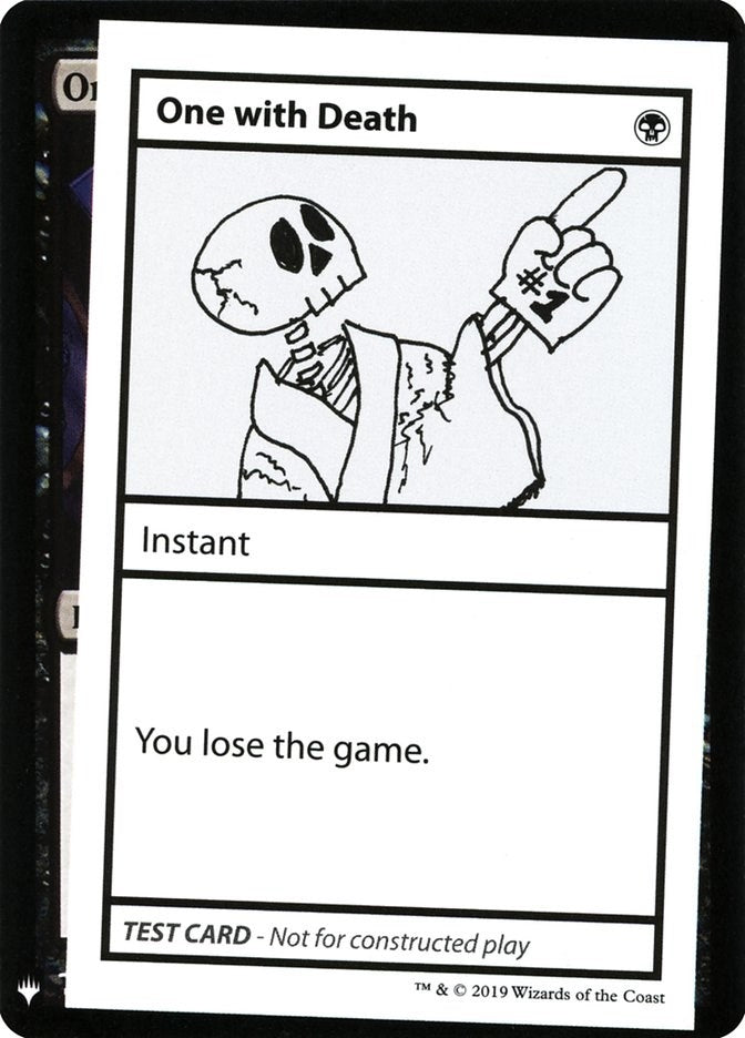 Image for One With Death (CMB1) - Magic: The Gathering
