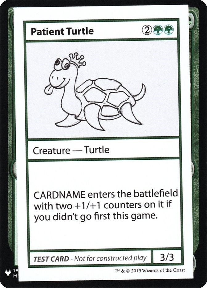 Image for Patient Turtle (CMB1) - Magic: The Gathering
