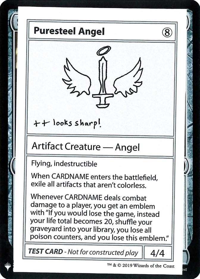 Image for Puresteel Angel (CMB1) - Magic: The Gathering