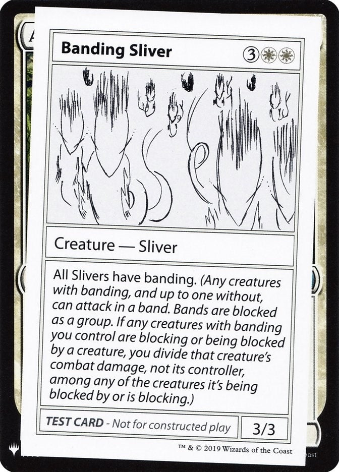 Image for Banding Sliver (CMB1) - Magic: The Gathering