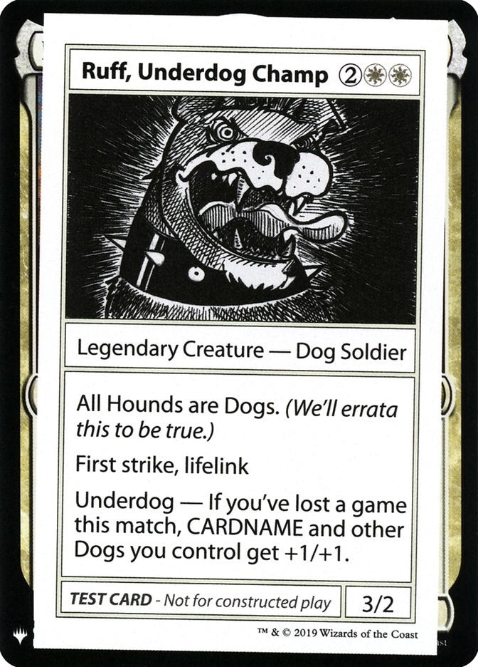 Image for Ruff, Underdog Champ (CMB1) - Magic: The Gathering