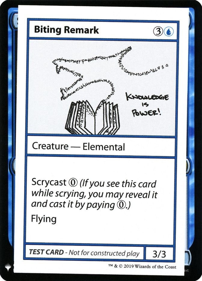 Image for Biting Remark (CMB1) - Magic: The Gathering