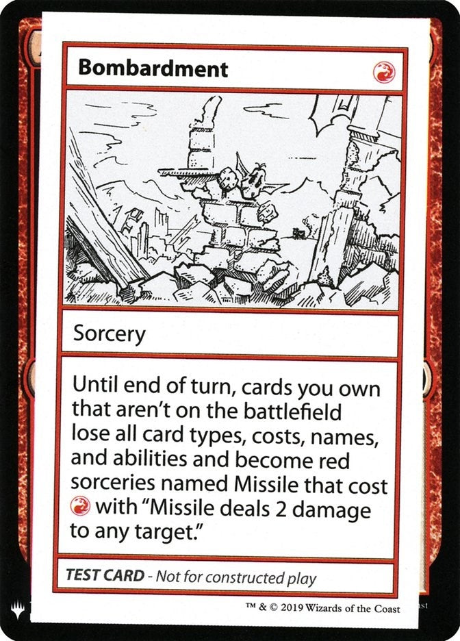 Image for Bombardment (CMB1) - Magic: The Gathering