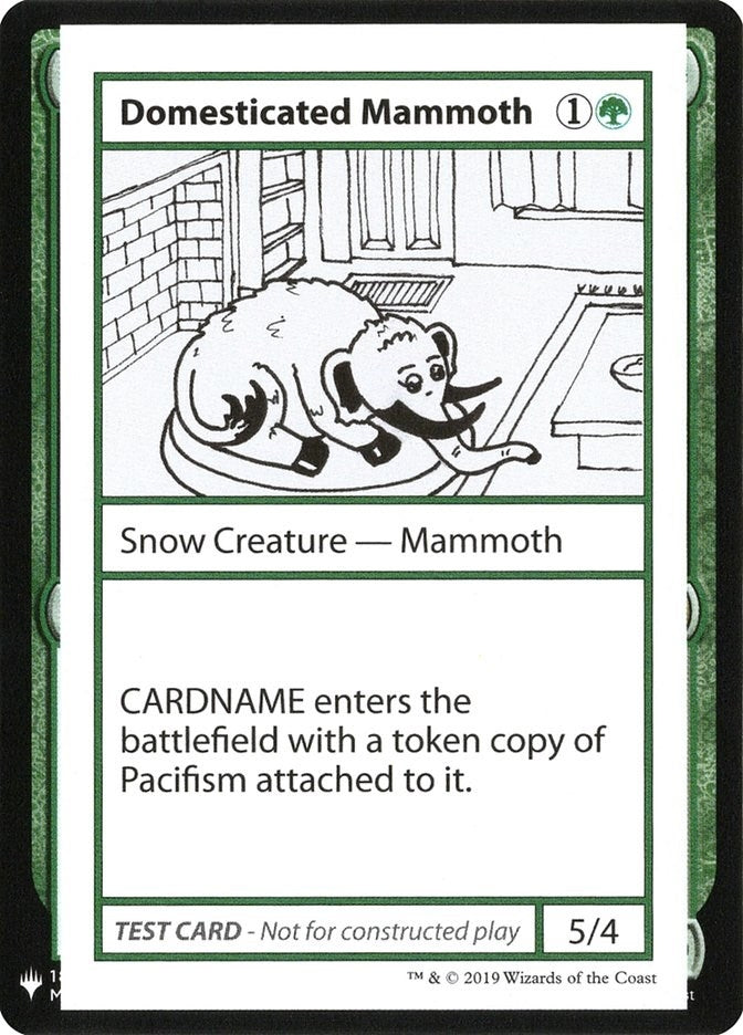 Image for Domesticated Mammoth (CMB1) - Magic: The Gathering