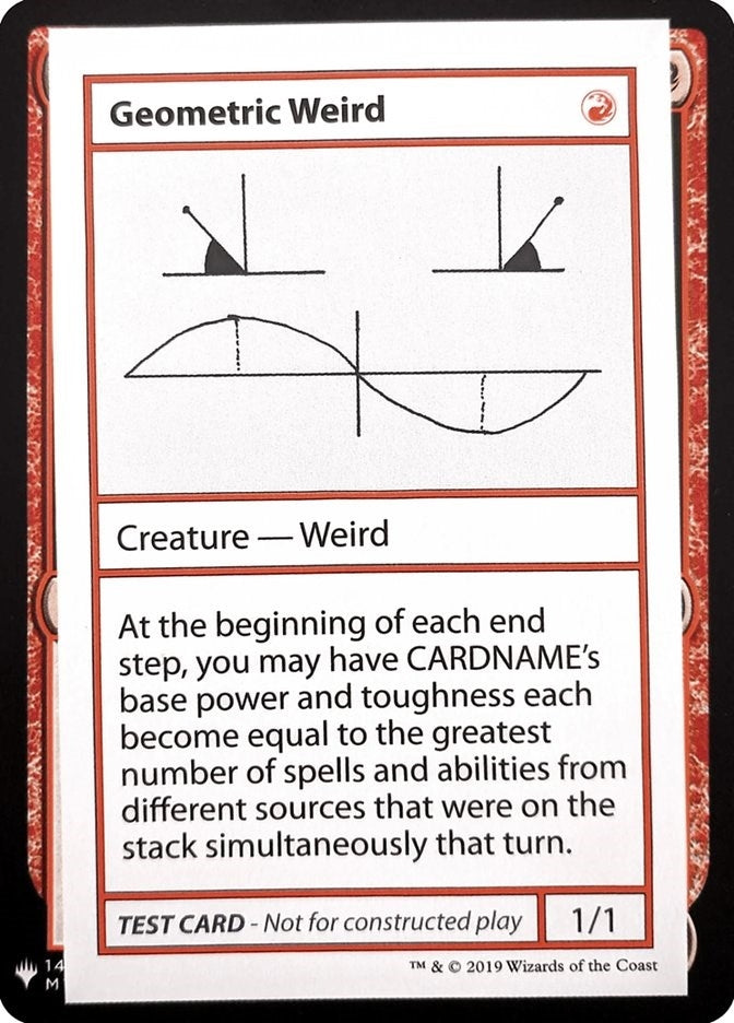 Image for Geometric Weird (CMB1) - Magic: The Gathering