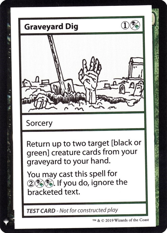 Image for Graveyard Dig (CMB1) - Magic: The Gathering