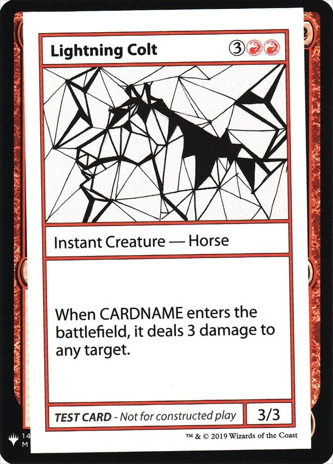 Image for Lightning Colt (CMB1) - Magic: The Gathering