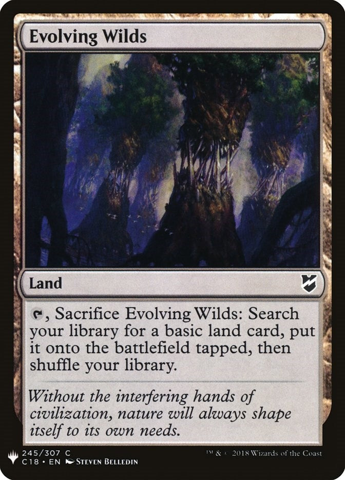 Image for Evolving Wilds (C18) (245) (LIST) - Magic: The Gathering