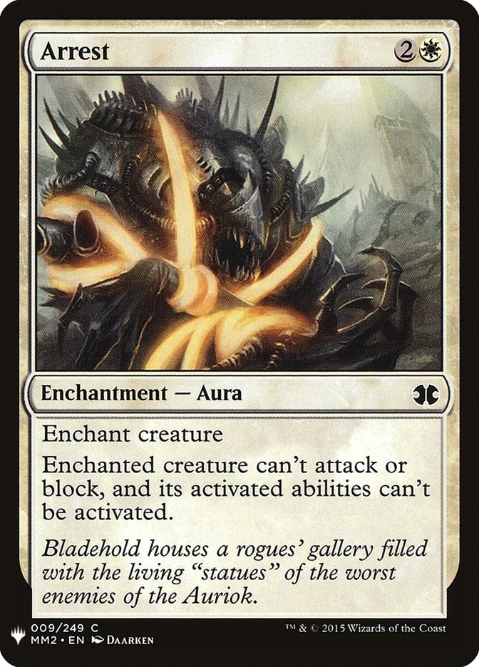 Image for Arrest (9) (LIST) - Magic: The Gathering
