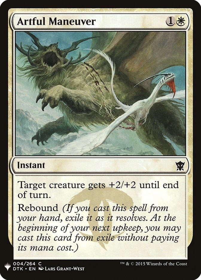 Image for Artful Maneuver (4) (LIST) - Magic: The Gathering