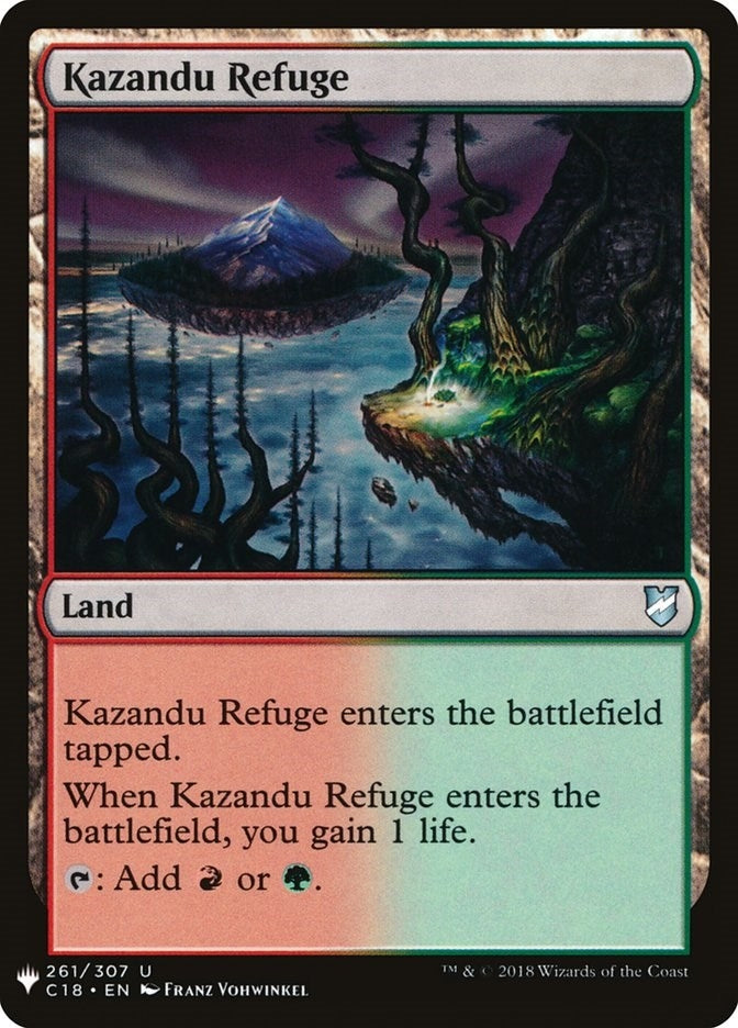 Image for Kazandu Refuge (261) (LIST) - Magic: The Gathering