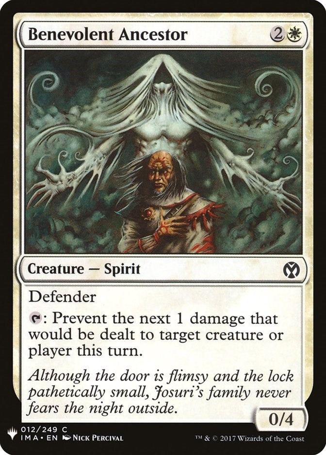 Image for Benevolent Ancestor (12) (LIST) - Magic: The Gathering