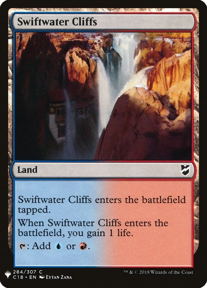 Image for Swiftwater Cliffs (284) (LIST) - Magic: The Gathering
