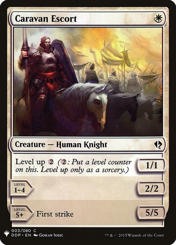Image for Caravan Escort (3) (LIST) - Magic: The Gathering