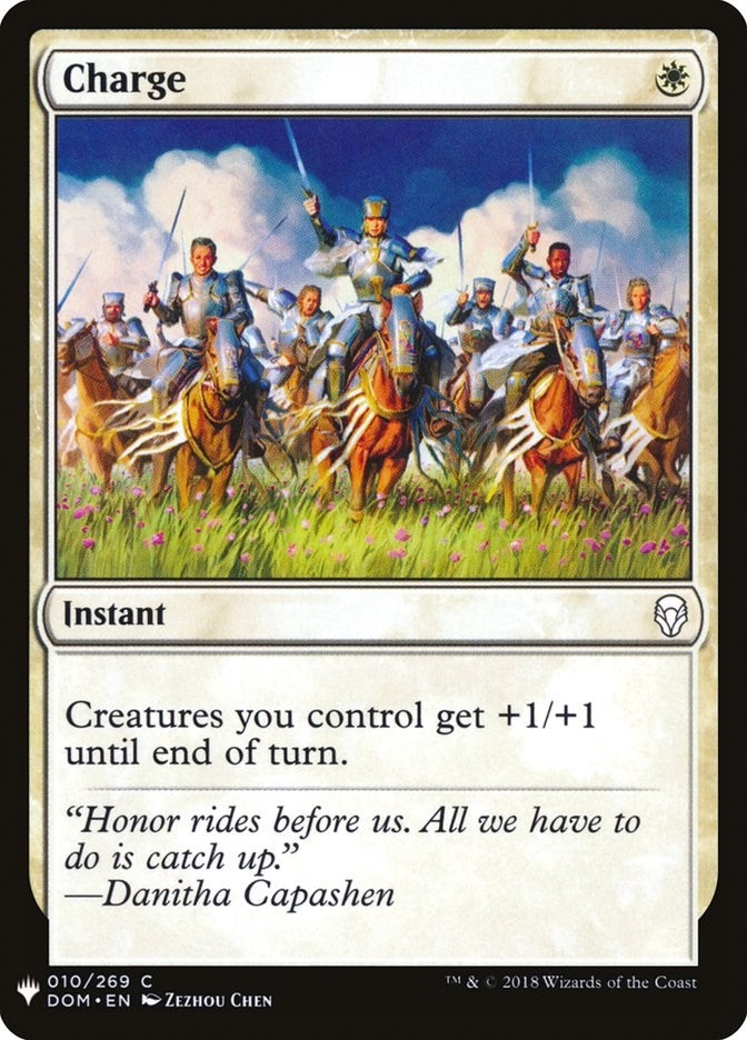 Image for Charge (10) (LIST) - Magic: The Gathering