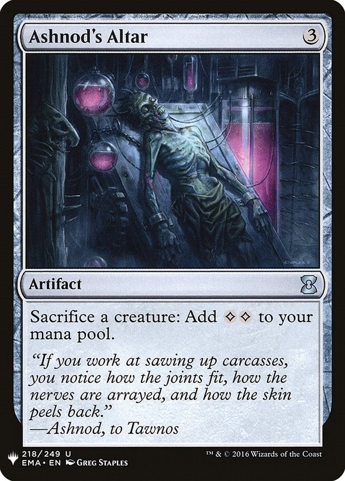 Image for Ashnod's Altar (218) (LIST) - Magic: The Gathering