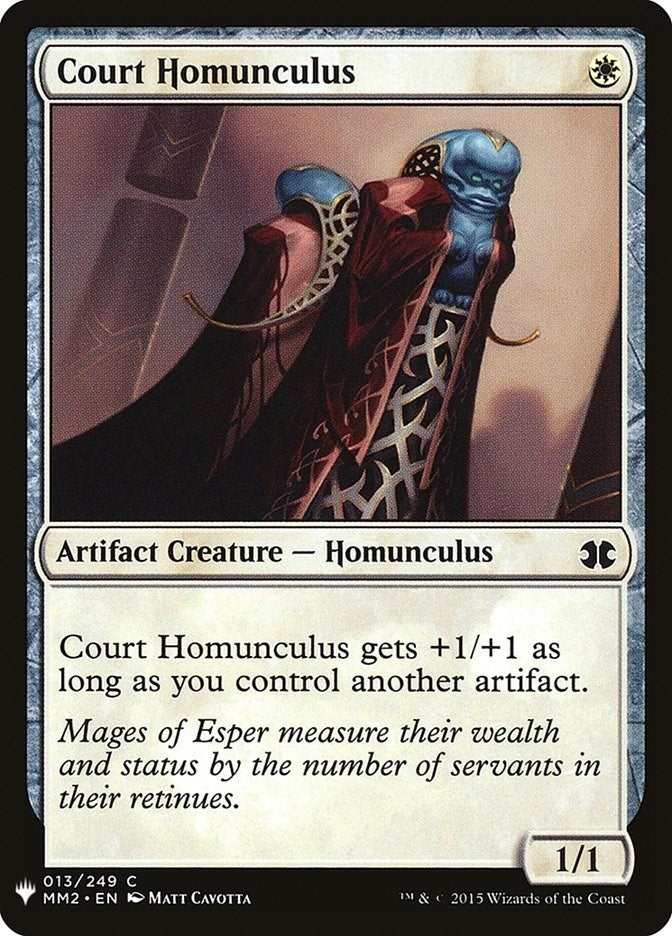 Image for Court Homunculus (13) (LIST) - Magic: The Gathering