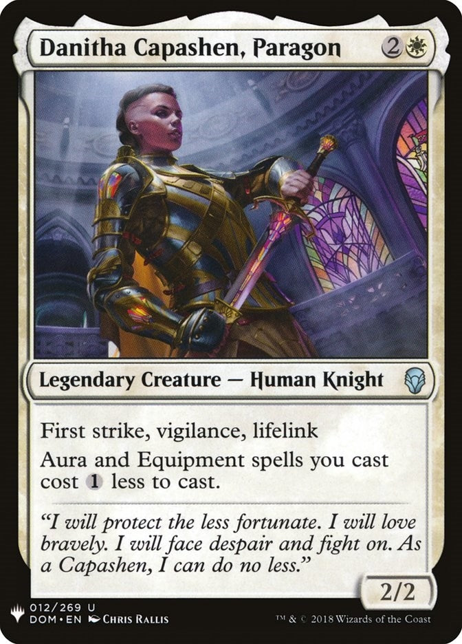 Image for Danitha Capashen, Paragon (12) (LIST) - Magic: The Gathering