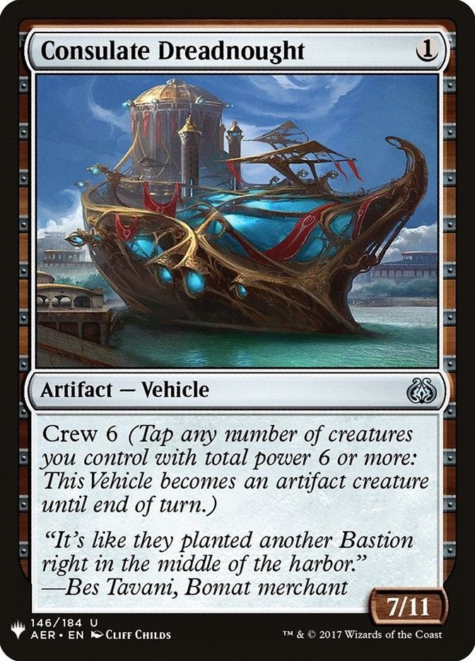 Image for Consulate Dreadnought (146) (LIST) - Magic: The Gathering