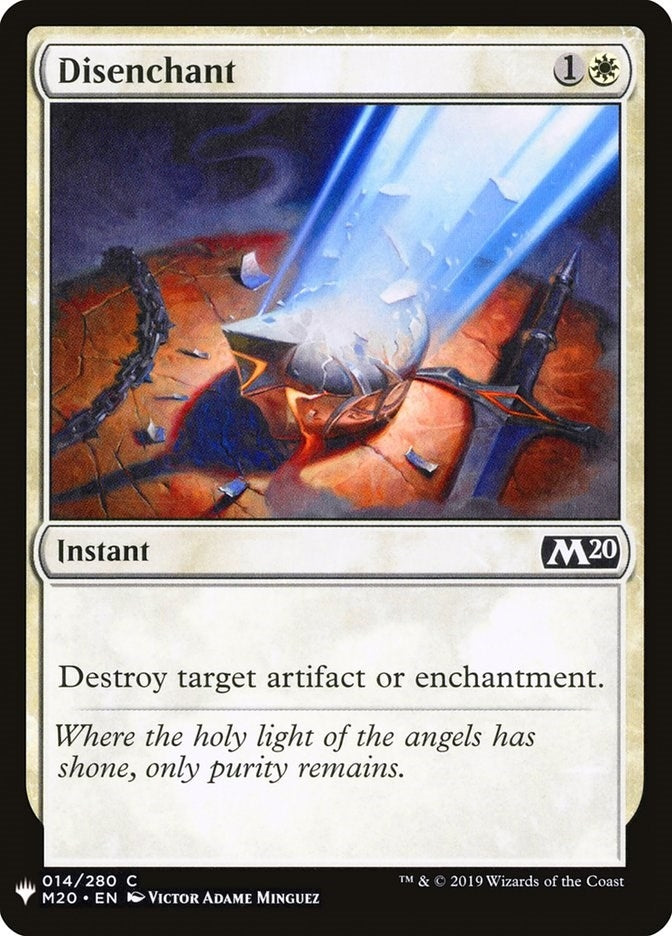 Image for Disenchant (M20) (14) (LIST) - Magic: The Gathering