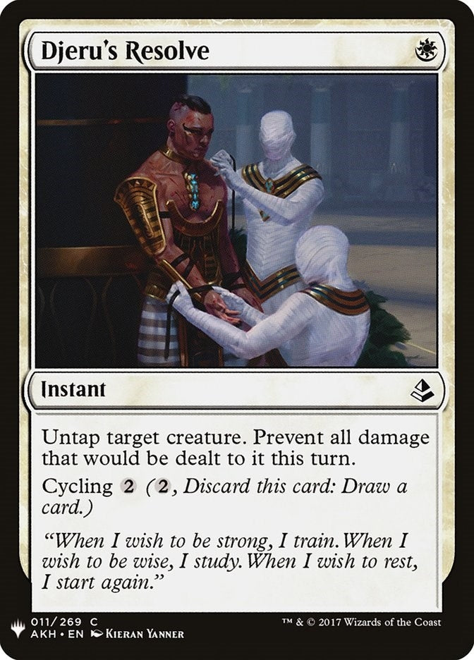 Image for Djeru's Resolve (11) (LIST) - Magic: The Gathering
