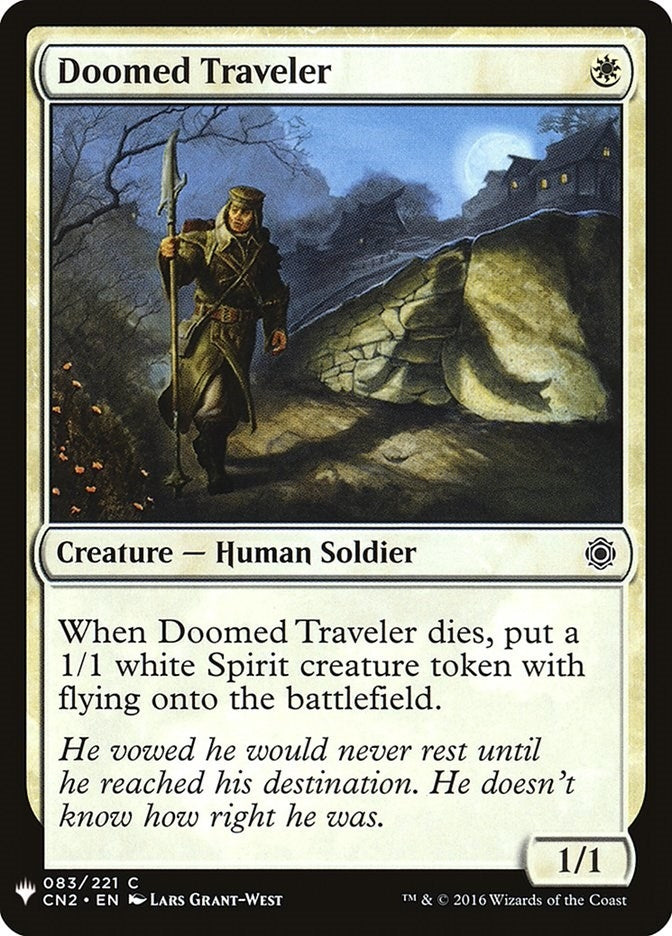 Image for Doomed Traveler (CN2) (83) (LIST) - Magic: The Gathering