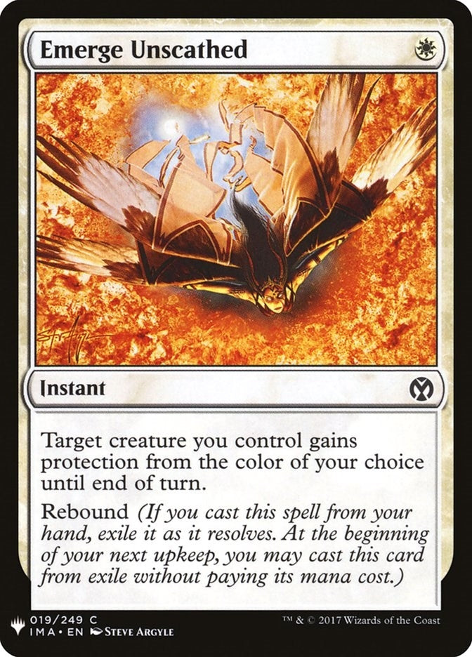 Image for Emerge Unscathed (19) (LIST) - Magic: The Gathering