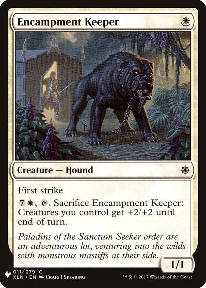 Image for Encampment Keeper (11) (LIST) - Magic: The Gathering