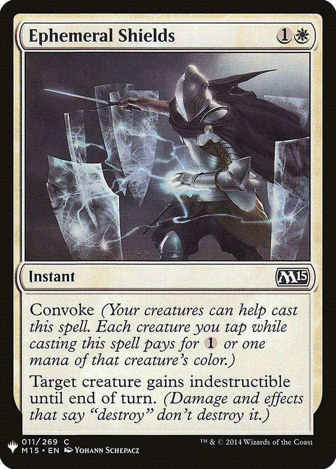 Image for Ephemeral Shields (11) (LIST) - Magic: The Gathering