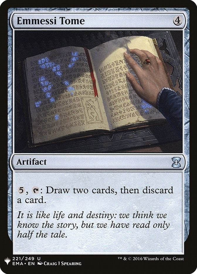 Image for Emmessi Tome (221) (LIST) - Magic: The Gathering