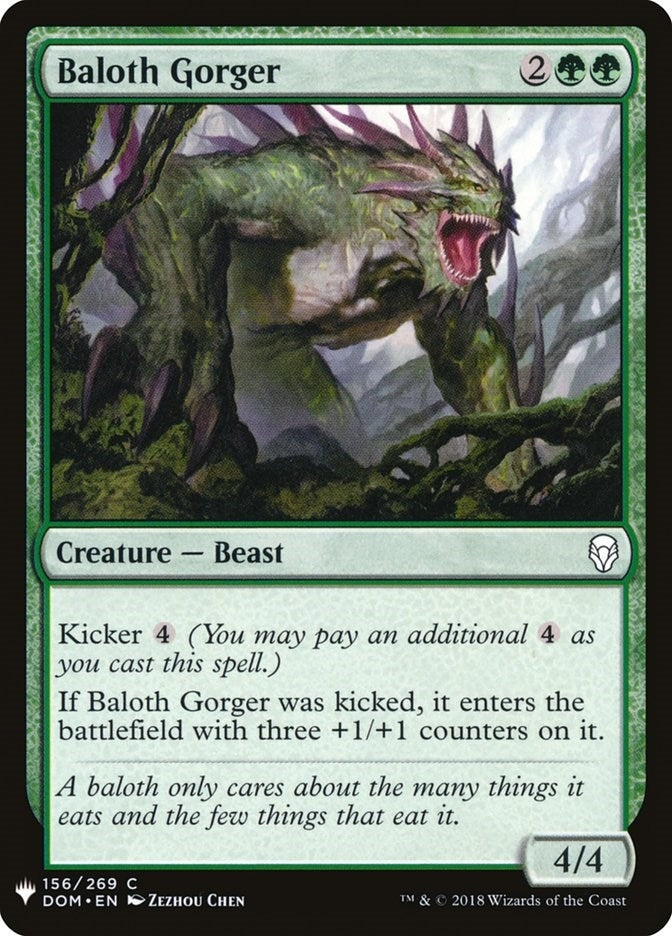Image for Baloth Gorger (156) (LIST) - Magic: The Gathering