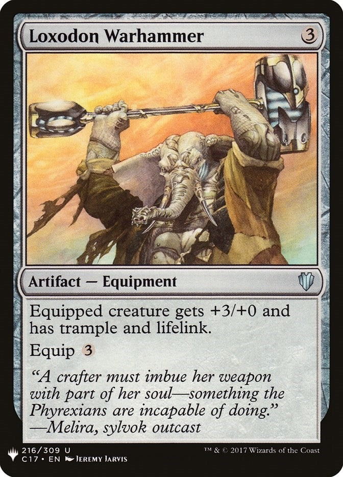 Image for Loxodon Warhammer (216) (LIST) - Magic: The Gathering