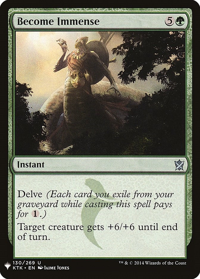 Image for Become Immense (130) (LIST) - Magic: The Gathering
